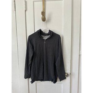 Alfani men’s size medium quarter zip grey sweater